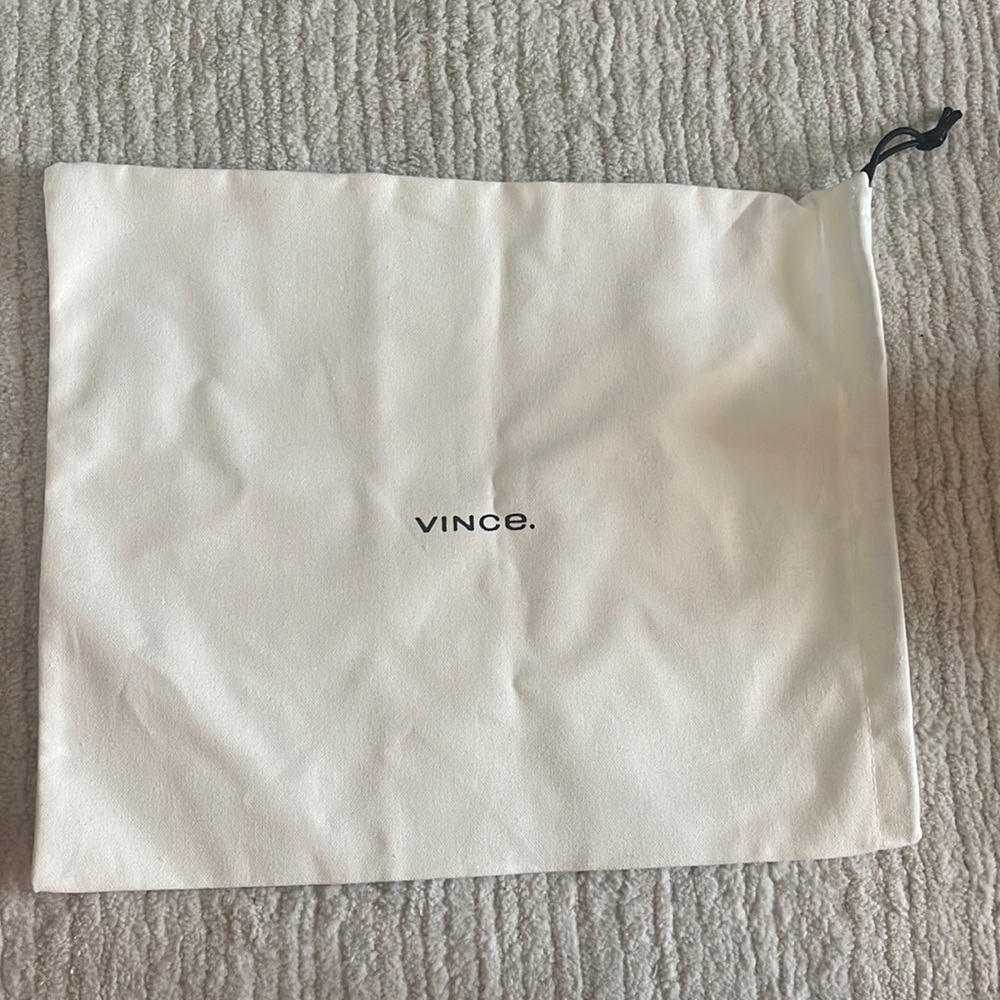 Vince NWOT dust bag, shoe bag